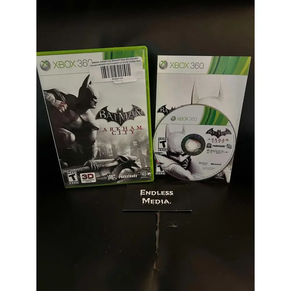 Batman: Arkham City Microsoft Xbox 360 CIB Video Game